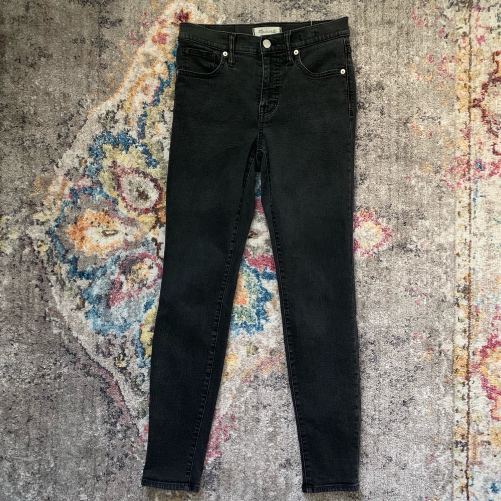 Madewell Black High-Rise Skinny Jeans